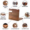 Image 3 : NEW WUTCRFT WOODEN DOCKING STATION NIGHTSTAND