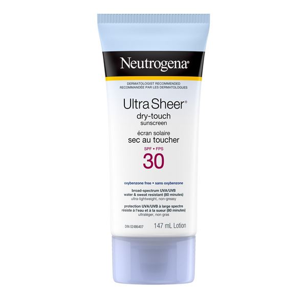 NEW 3 BOTTLES OF NEUTROGENA ULTRA SHEER DRY TOUCH