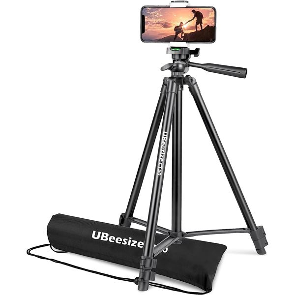 NEW UBEESIZE 50 INCH PHONE TRIPOD