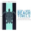 Image 1 : NEW OVERSIZED TERRY BEACH TOWEL, NAVY BLUE