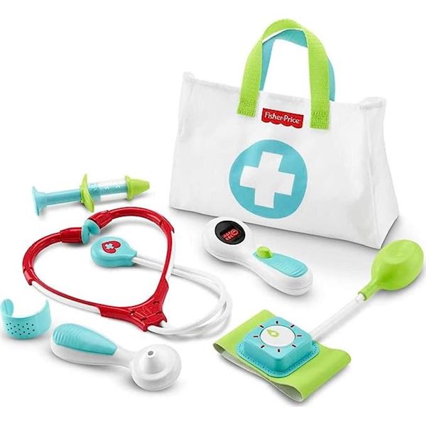 NEW FISHER PRICE 7PC DOCTOR MEDICAL KIT