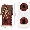 Image 3 : NEW GLTIZHOME HANGING DISTRESSED WOODEN COTTAGE