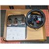 LOGITECH G29 DRIVING FORCE RACING WHEEL AND PEDDLE