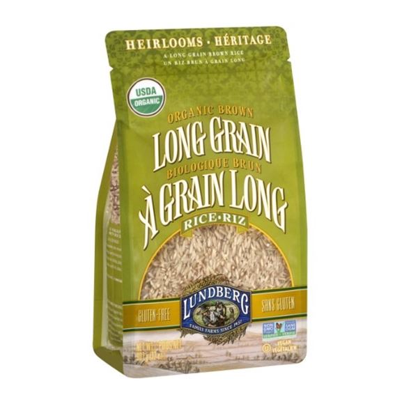 3 NEW BAGS OF LUNDBERG ORGANIC BROWN LONG GRAIN