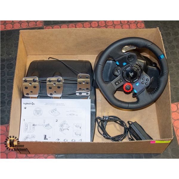 LOGITECH G29 DRIVING FORCE RACING WHEEL AND PEDDLE