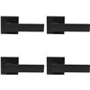 Image 1 : NEW 4 PACK OF BLACK NONTURNING DOOR/CLOSET HANDLES
