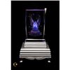 Image 1 : 3D LASER CRYSTAL ANGEL W/ LED LIGHT STAND