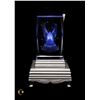 Image 1 : 3D LASER CRYSTAL ANGEL W/ LED LIGHT STAND