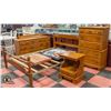 Image 1 : 6PC QUEENSIZE MAPLE BEDROOM SUITE; 2PC TALL BOY