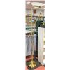 Image 1 : GOLD BRUSHED FLOOR LAMP W/ READING ARM 71"
