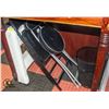 Image 1 : FOOTSTOOL, 2 FOLDING CHAIRS & WASTE PAPER BASKET