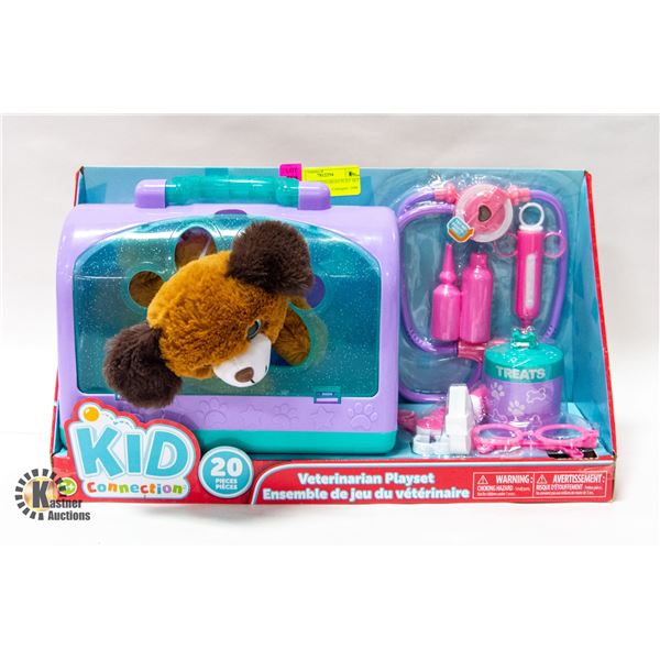 20 PIECE VETERINARIAN PLAY SET KID CONNECTION