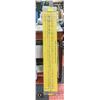 Image 1 : LARGE SLIDE RULER ADVERTISEMENT SIGN 9.5" X 48"