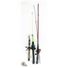 Image 1 : LOT OF 3 FISHING RODS WITH REELS