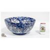 Image 1 : LARGE ORNATE BLUE & GOLD BOWL