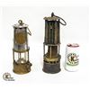 Image 1 : 2 ANTIQUE MINERS LAMPS