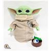 Image 1 : GROGU THE CHILD 12 IN PLUSH,HARD HEAD,EMBLEM,