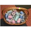 Image 1 : BASKET OF CONES OF THREAD