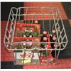 Image 1 : ANTIQUE METAL WIRE EGG CRATE WITH VINTAGE COCA