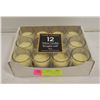 Image 1 : HOME ACCENTS VOTIVE CANDLES 12 PCS