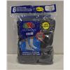 Image 1 : BLACK CREW SOCKS 12-16 SIZE 6-PACK