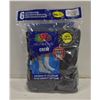 Image 1 : BLACK CREW SOCKS 12-16 SIZE 6-PACK