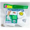 Image 1 : ANKLE SOCKS WHITE 6-12 SIZE 6-PACK