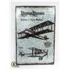 Image 1 : 16" X 24" TIN SIGN. "AIRPLANES AND FLYING
