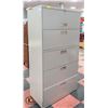Image 1 : HON 4 DRAWER LATERAL METAL FILING CABINET W. KEYS