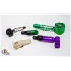 Image 1 : BAG OF FIVE ASSORTED DRY HERB PIPES