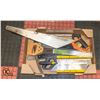 Image 1 : FLAT OF TOOLS/HANDSAWS