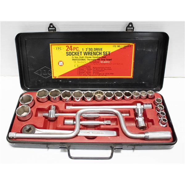 24 PIECE ITC ½” DRIVE SOCKET SET