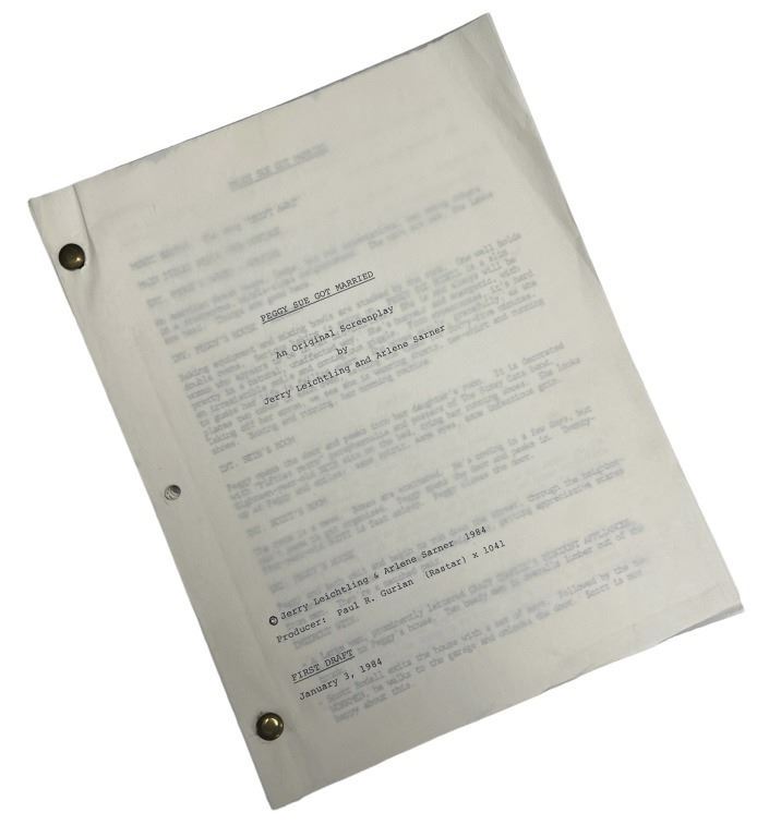 Peggy Sue Got Married (1986) - Original Script (From Joel Silver)