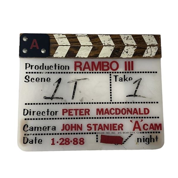 Rambo III (1988) - Clapperboard