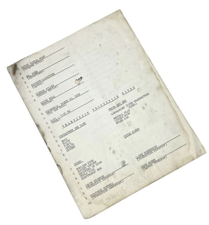Space Patrol (1950-1955) - Original Script #528