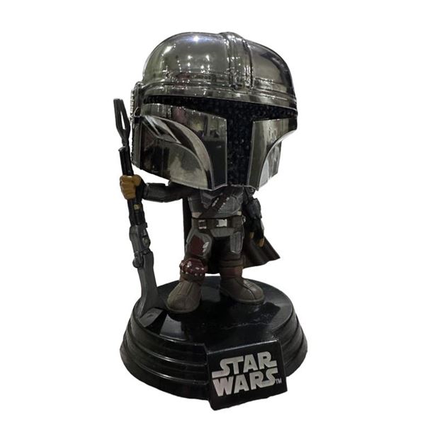 Star Wars The Mandalorian Swarovski Laid Crystal Funko Pop - Movie Treasure Bling