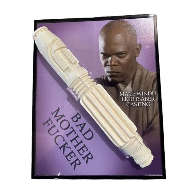 Star Wars: Epi. II - Attack of the Clones (2002) - Mace Windu (Samuel L. Jackson) Lightsaber Casting