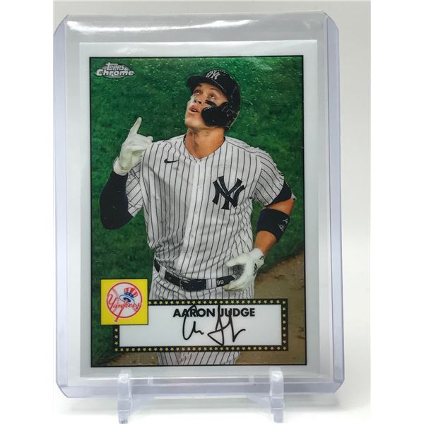 2021 TOPPS CHROME NO.TC52-1 AARON JUDGE AUTO