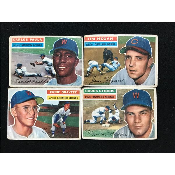 LOT OF 1956 TOPPS BASEBALL CARDS