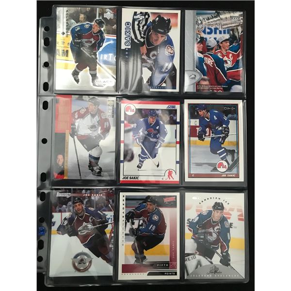 LOT OF JOE SAKIC INSERT CARDS