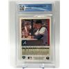 Image 2 : 1993 COLLECTORS CHOICE NO.152 CHIPPER JONES ROOKIE CARD GCG GRADED 9