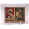 Image 1 : 1921 W551 BABE RUTH/TY COBB HAND CUT PANEL OF 2 CARD REPRINT