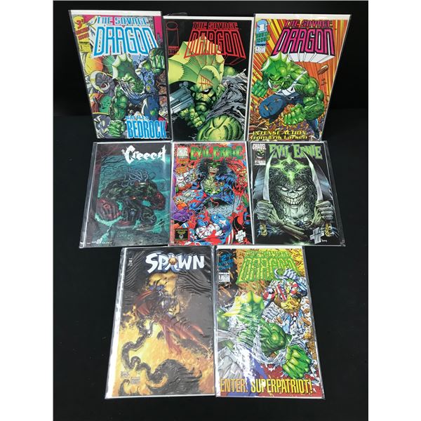 IMAGE COMIC BOOK LOT (SPAWN/ SAVAGE DRAGON/ EVIL ERNIE)