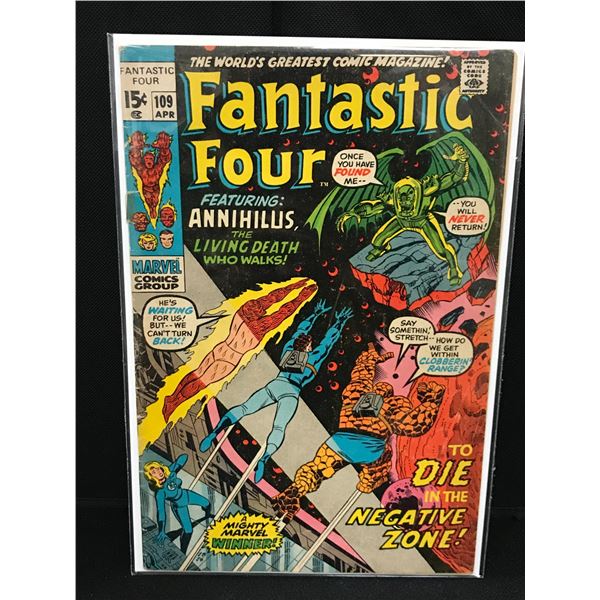 MARVEL COMICS FANTASTIC FOUR NO. 109