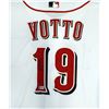 Image 2 : Cincinnati Reds Joey Votto Autographed White Majestic Authentic Game Issued Jersey Size 50 Beckett