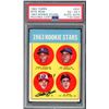 Image 1 : 1963 TOPPS NO.537 ROOKIE STARS PETE ROSE AUTO PSA AUTHENTICATED AND GRADED 4