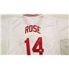 Image 2 : Cincinnati Reds Pete Rose Autographed White Jersey Hit King PR Holo