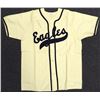 Image 1 : DON NEWCOMBE SIGNED NEWARK EAGLES BASEBALL JERSEY (BECKETT COA)