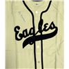 Image 2 : DON NEWCOMBE SIGNED NEWARK EAGLES BASEBALL JERSEY (BECKETT COA)