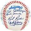 Image 3 : MLB Old Timers Game Signed Official MLB Baseball With 18 Autos Including Ernie Banks (BECKETT C